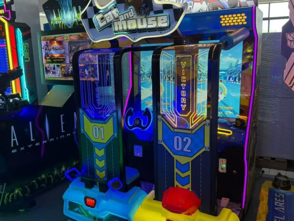 Cat and Mouse 2 Player Kids Racing Arcade Machine | Coin Operated Kiddie Game