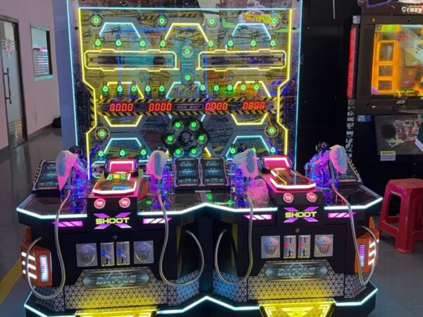 4 Players Final Battle Ball Shooting Arcade Game | Coin Operated Ticket Redemption Machine