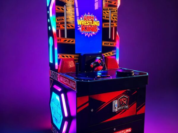 Arm Wrestling King Coin Operated Arcade Game | Strength Test Amusement Machine For Arcade & FEC
