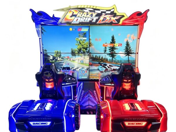 Crazy Drift DX Two Player Coin Operated Drift Racing Arcade Simulator