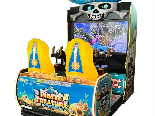 Pirate Treasure 2 Player Motion Water Shooting Arcade Game Machine