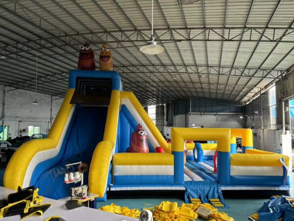 Inflatable Larva Water Park Combo Slide | Commercial Inflatable Water Playground For Kids