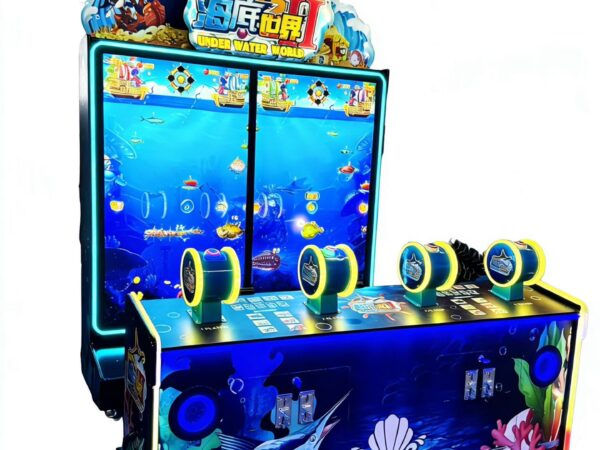 Under Water World II 4 Players Fishing Arcade Game | Coin Operated Ticket Redemption Machine