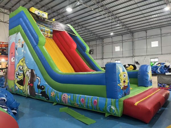 SpongeBob Themed Commercial Inflatable Dry Slide | Kids Party Rental Inflatable Slide