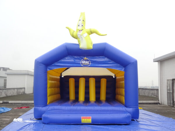 6x5x5m Custom Logo Inflatable Bouncy Castle Star Mascot Commercial Kids Jumping House For Event Rental