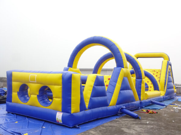 20x4x5m Commercial Inflatable Obstacle Course Kids Race Challenge Inflatable Obstacle Run For Event Rental