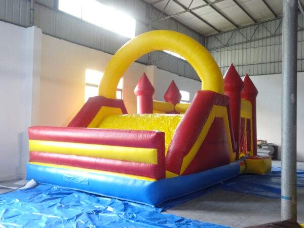 7x4.5x4.5m Inflatable Castle Bounce House Combo With Slide Commercial Kids Bouncy Castle For Party Rental
