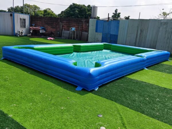 Large Square Inflatable Water Pool Commercial PVC Inflatable Swimming Pool