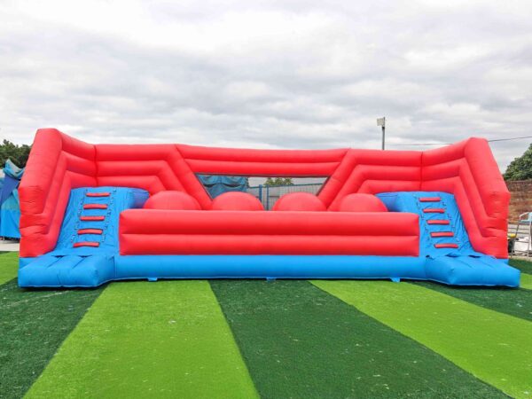 Inflatable Wipeout Big Ball Obstacle Course Commercial Inflatable Challenge Game